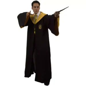 10414 2 Harry potter Robe Hufflepuff Adult