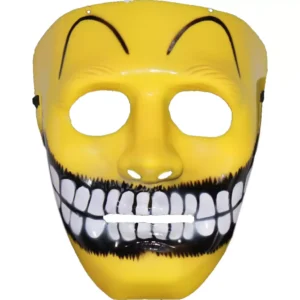 24522 5 Face smiley painted