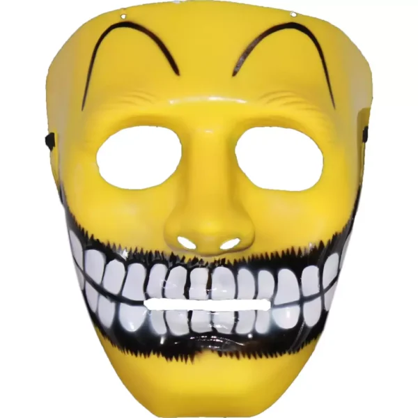 24522 5 Face smiley painted
