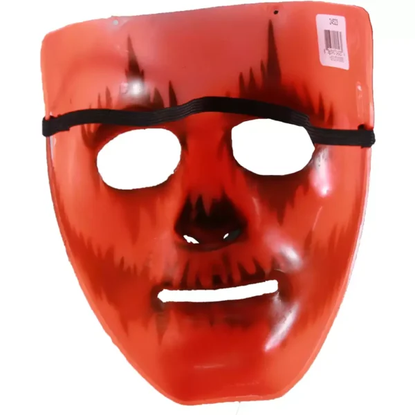 Face pumpkin painted