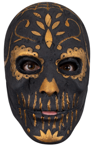 Golden Carving Catrina