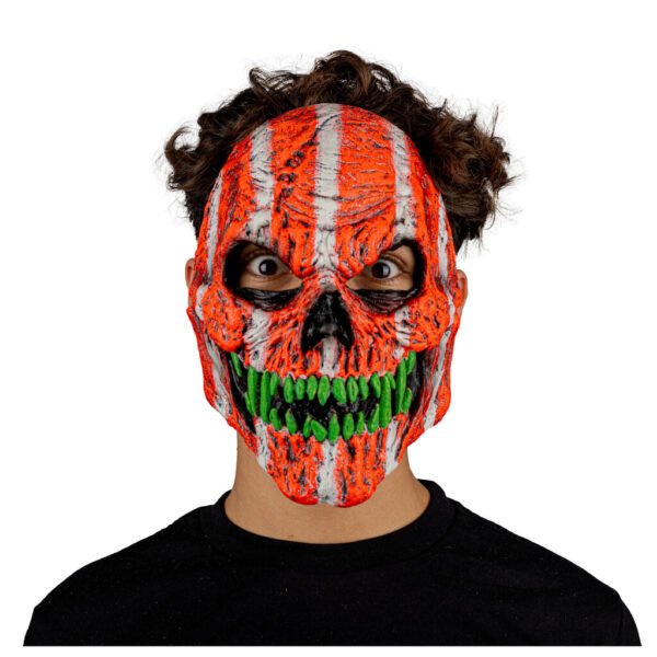 Skull Fangs Orange Monster