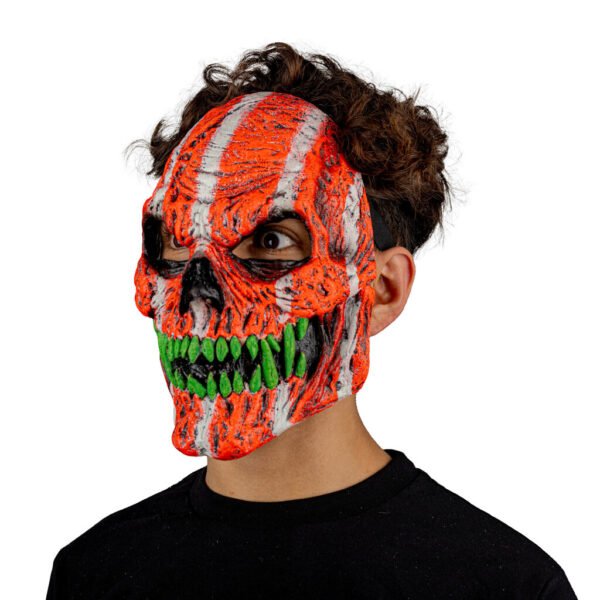 Skull Fangs Orange Monster