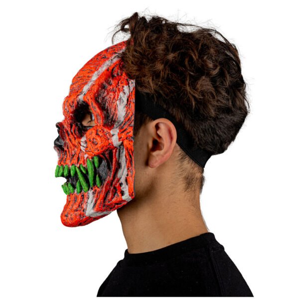 Skull Fangs Orange Monster