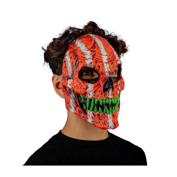 Skull Fangs Orange Monster