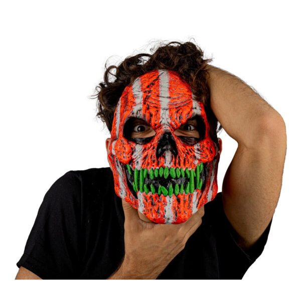 Skull Fangs Orange Monster