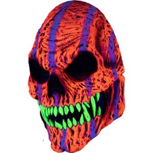 25642 8 Skull Fangs Orange Monster