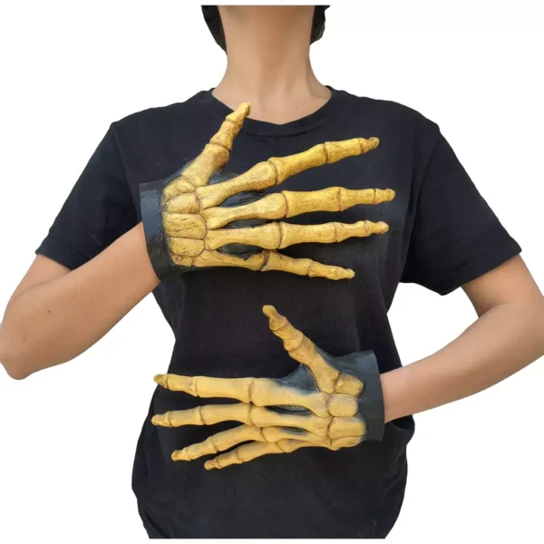 Large Skeleton Hands Bone-colored