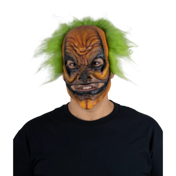 Prankster pumpkin clown