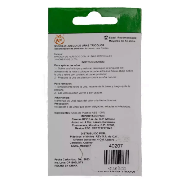 Kit de Uñas- Tricolor