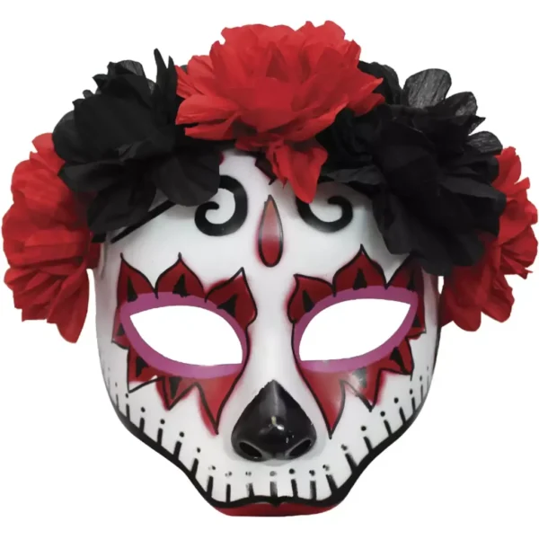 Antifaz Catrina Flores