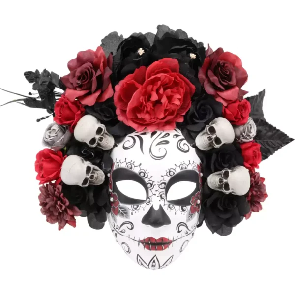 Mascara Catrina Corona de Flores