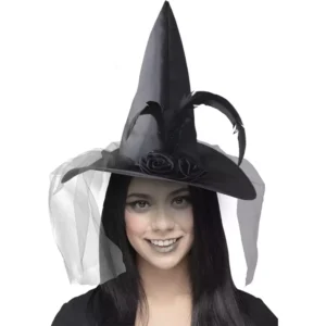 Sombrero de Bruja - Negro