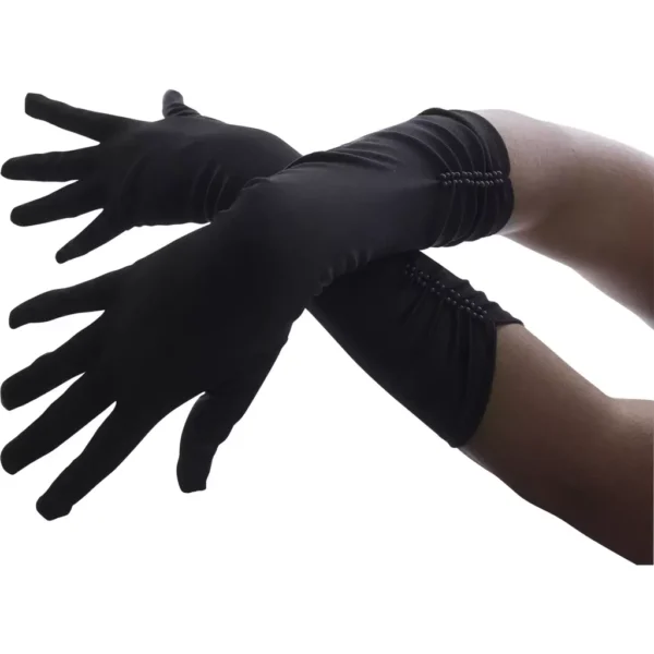 Guantes - Negros Plisados