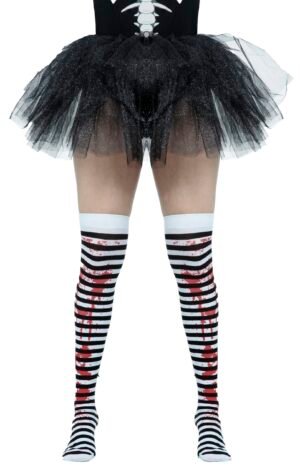 662621 Medias - Blanco y Negro Sangrientas