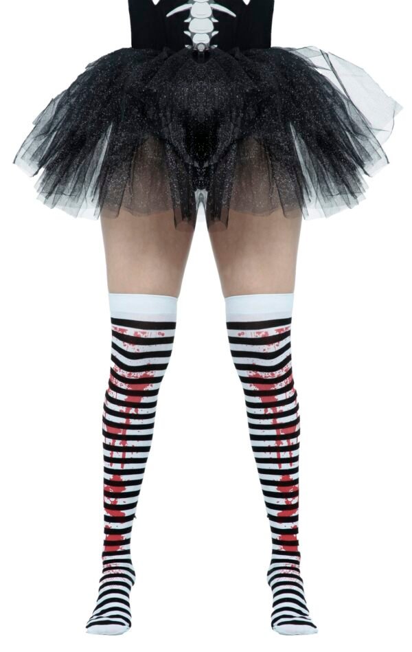 662621 Medias - Blanco y Negro Sangrientas