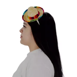 662788 6 Diadema Sombrero de Palma