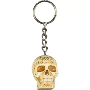 662926 Llavero Beige Skull