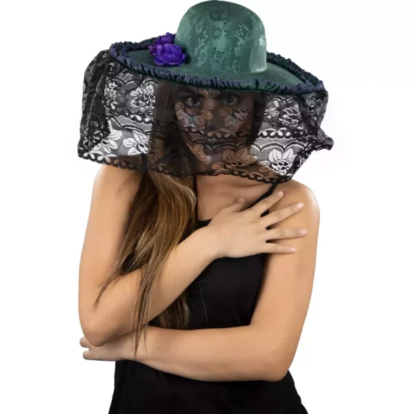Sombrero Catrina Verde