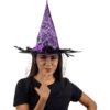 666027 1 sombrero de bruja morado con flores