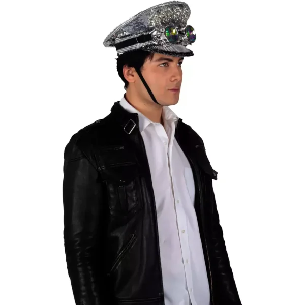 Sombrero de Capitán Plateado