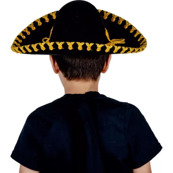 666036 1 Sombrero de Charro Oro Mediano