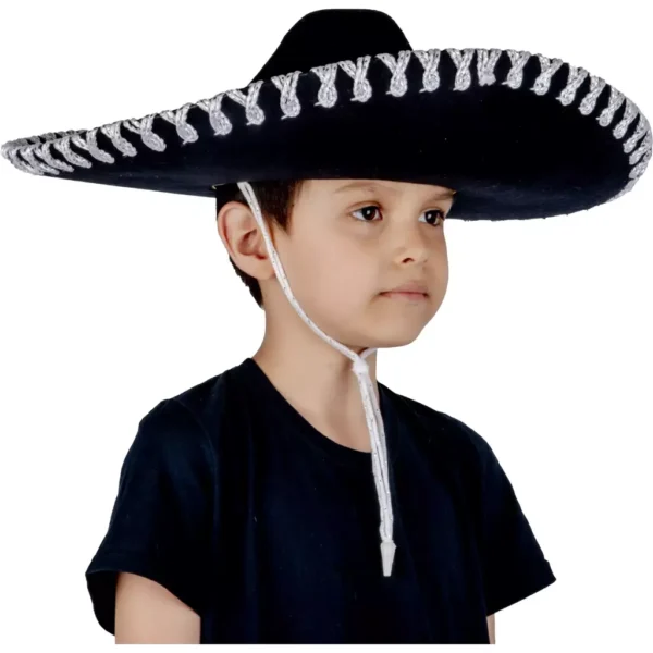 Sombrero de Charro Sencillo Plata