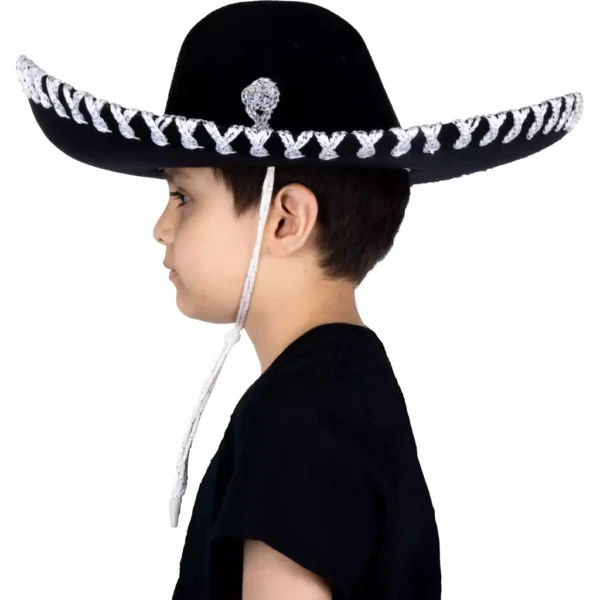 Sombrero de Charro Sencillo Plata