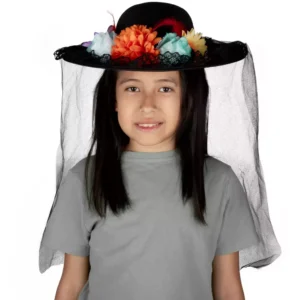 Sombrero catrina Negro Chico