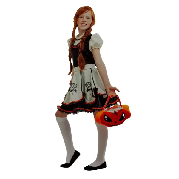 84340 4 Cute Pumpkin Girl Kids