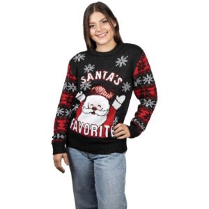 Uggly Sweater Santa Clause Feliz Dama
