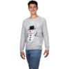 Uggly Sweater Muñeco De Nieve Gris Caballero