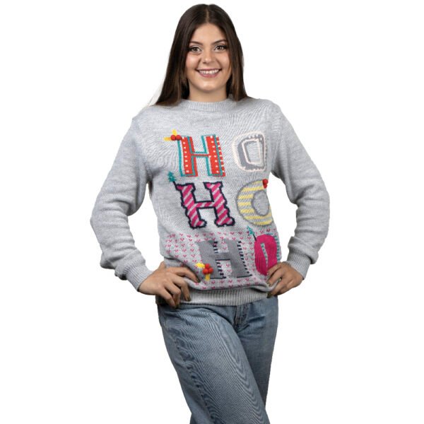 Uggly Sweater Ho Ho Ho Dama