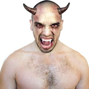 Buum Horns - Cuernos de Látex para Disfraz Terrorífico