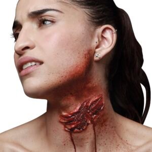 Herida Látex Zombie Attack - Mordida Zombi Realista Halloween