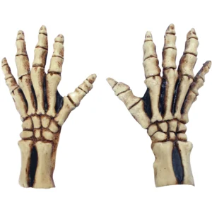 Manos Skeleton Large Gloves (Tan) - Guantes de Látex Realistas | Ghoulish Productions