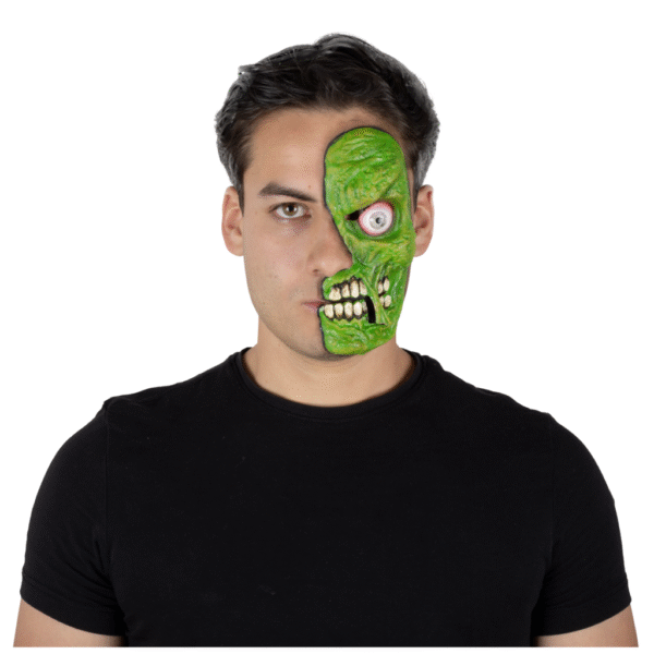 Half Mask Green Zombie