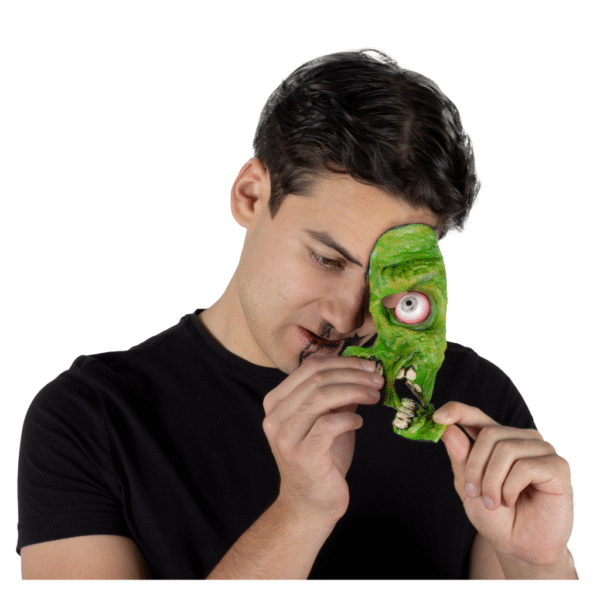 Half Mask Green Zombie