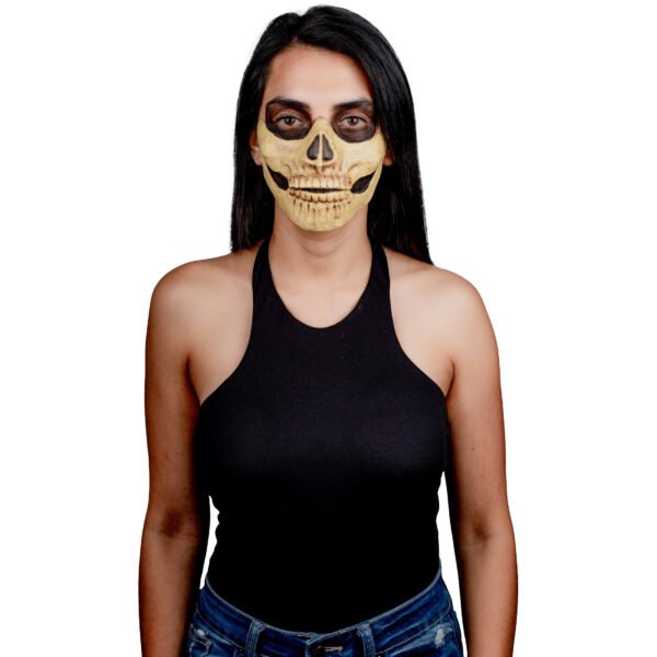 Skull mouth Tan