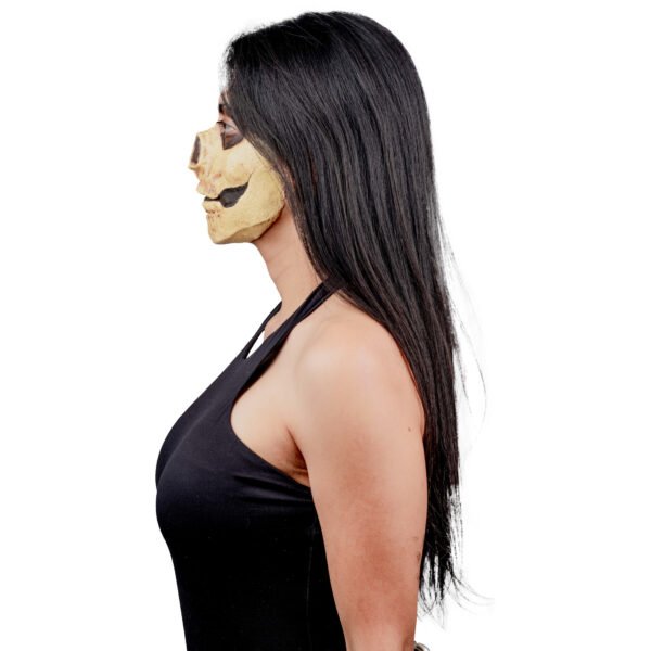 Skull mouth Tan