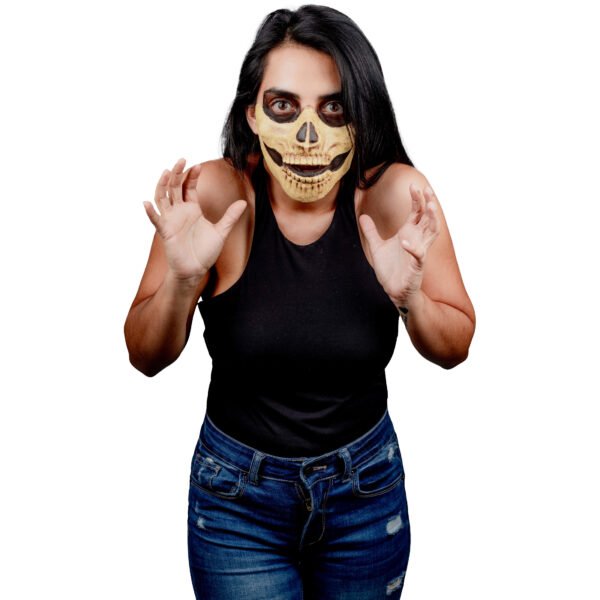 Skull mouth Tan