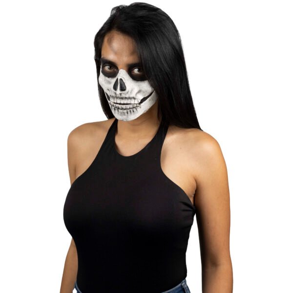 Skull Mouth White - Aplicación de Látex Efecto Mandíbula Calavera