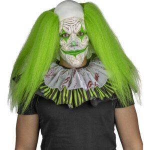 Green clown face
