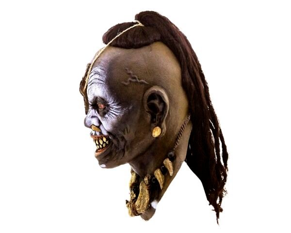 Máscara Voodoo Houngan de Látex - Hechicero Witch Doctor Ghoulish Productions
