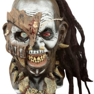 Máscara Voodoo Houngan de Látex - Hechicero Witch Doctor Ghoulish Productions