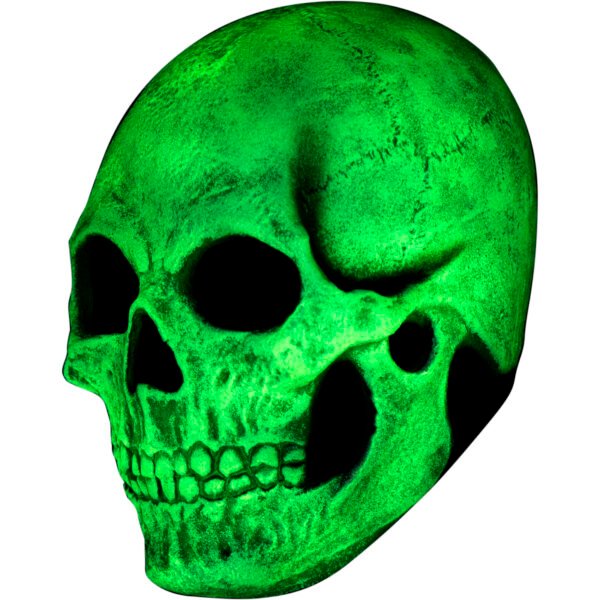 Máscara Skull Glow Látex Calavera Luminosa - Urban Mask Ghoulish Productions