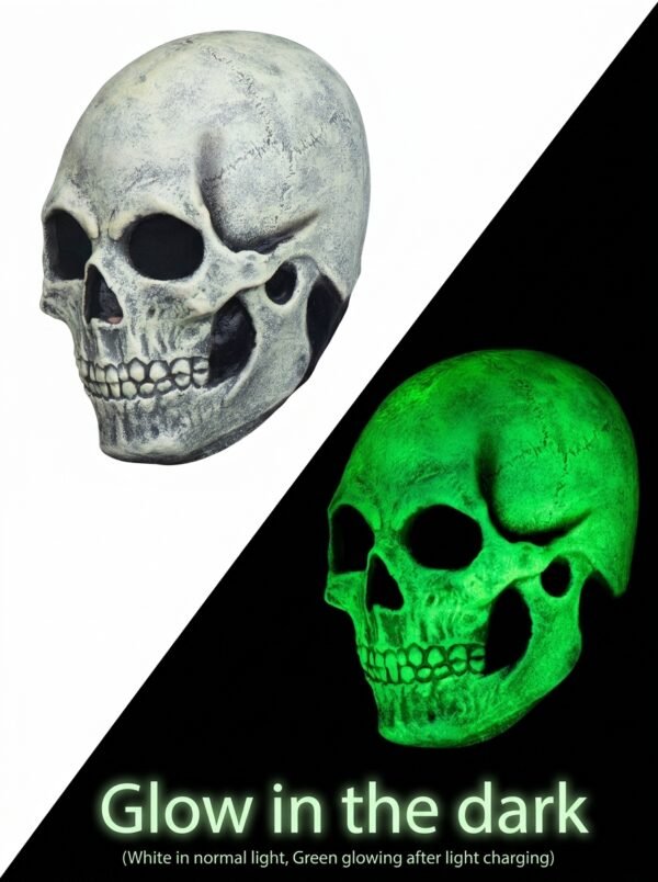 Máscara Skull Glow Látex Calavera Luminosa - Urban Mask Ghoulish Productions