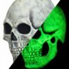Máscara Skull Glow Látex Calavera Luminosa - Urban Mask Ghoulish Productions