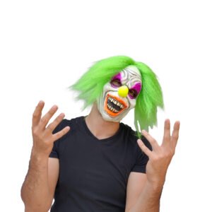 Máscara Payaso Wild Neon Clown Halloween de Látex