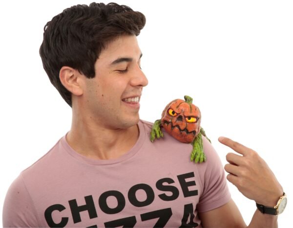 27829 3 Shoulder Buddy Pumpkin - Accesorio de Hombro de Látex Artesanal